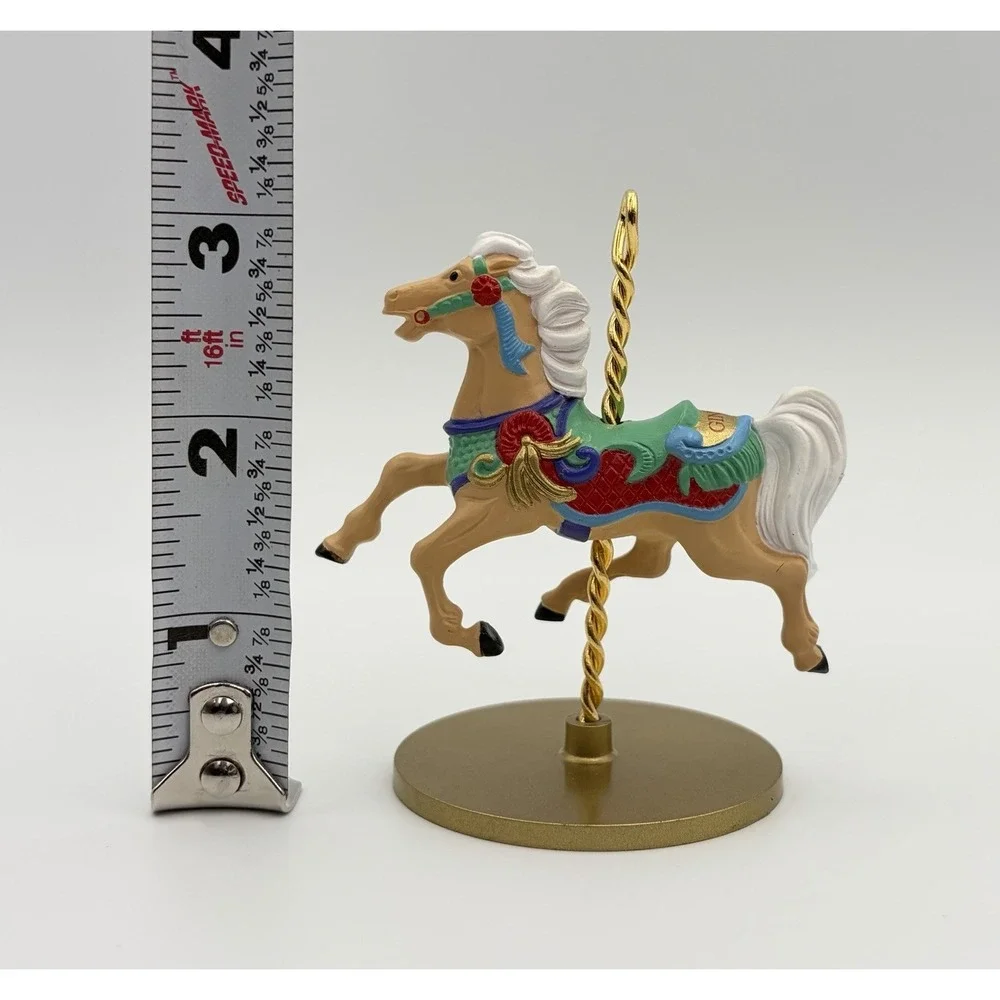 1989 Hallmark Keepsake Ornament Christmas Carousel Horse Ginger XPR9721 Vintage